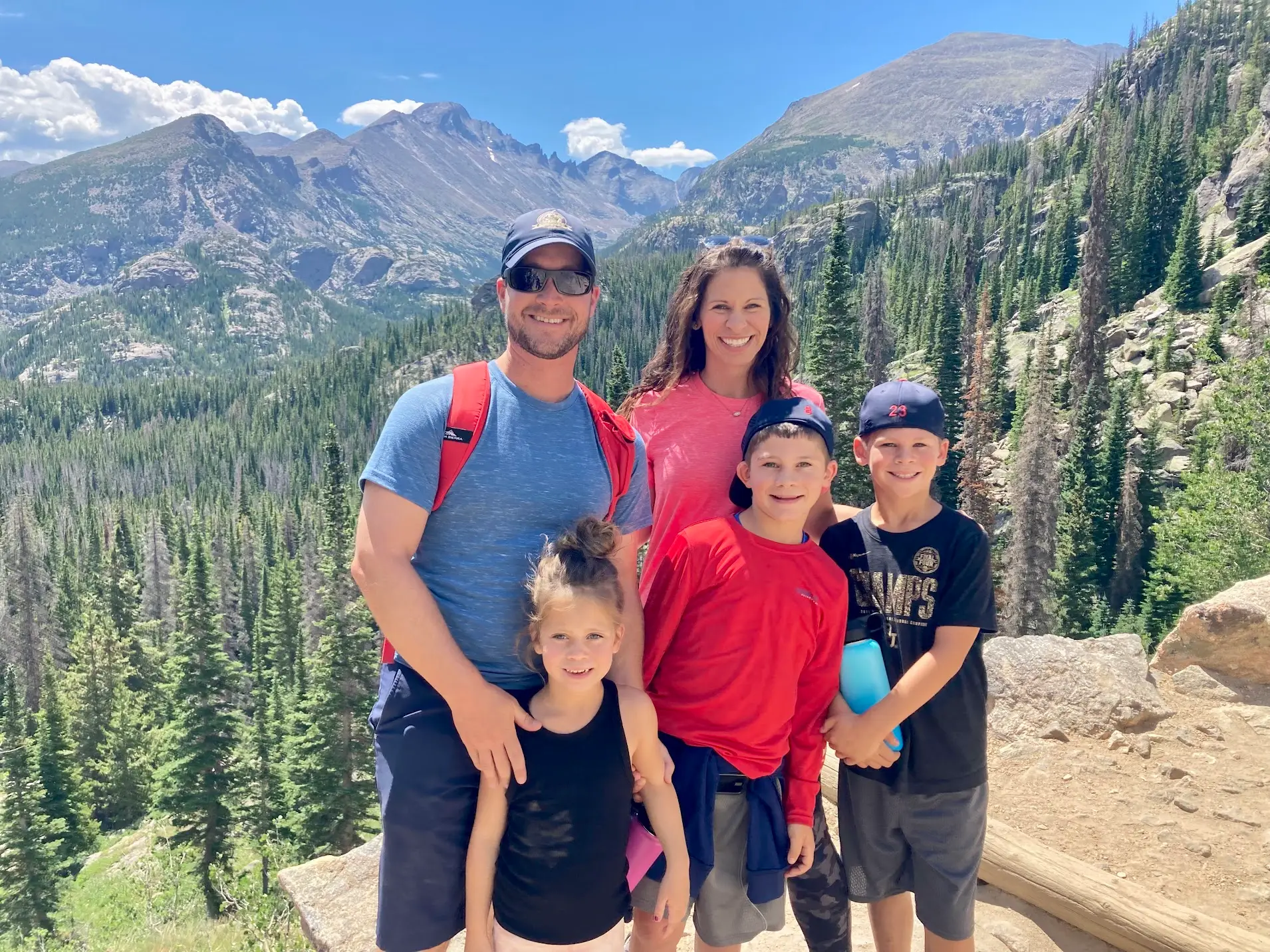 soft adventure family in rocky mountain national park