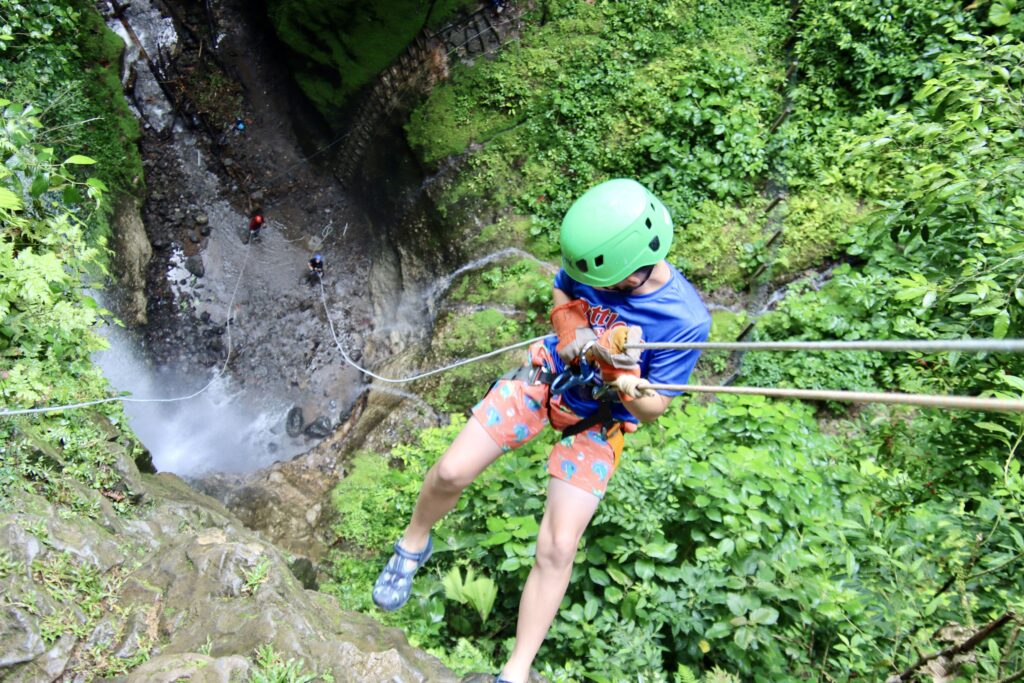 waterfall rappelling costa rica soft adventure
