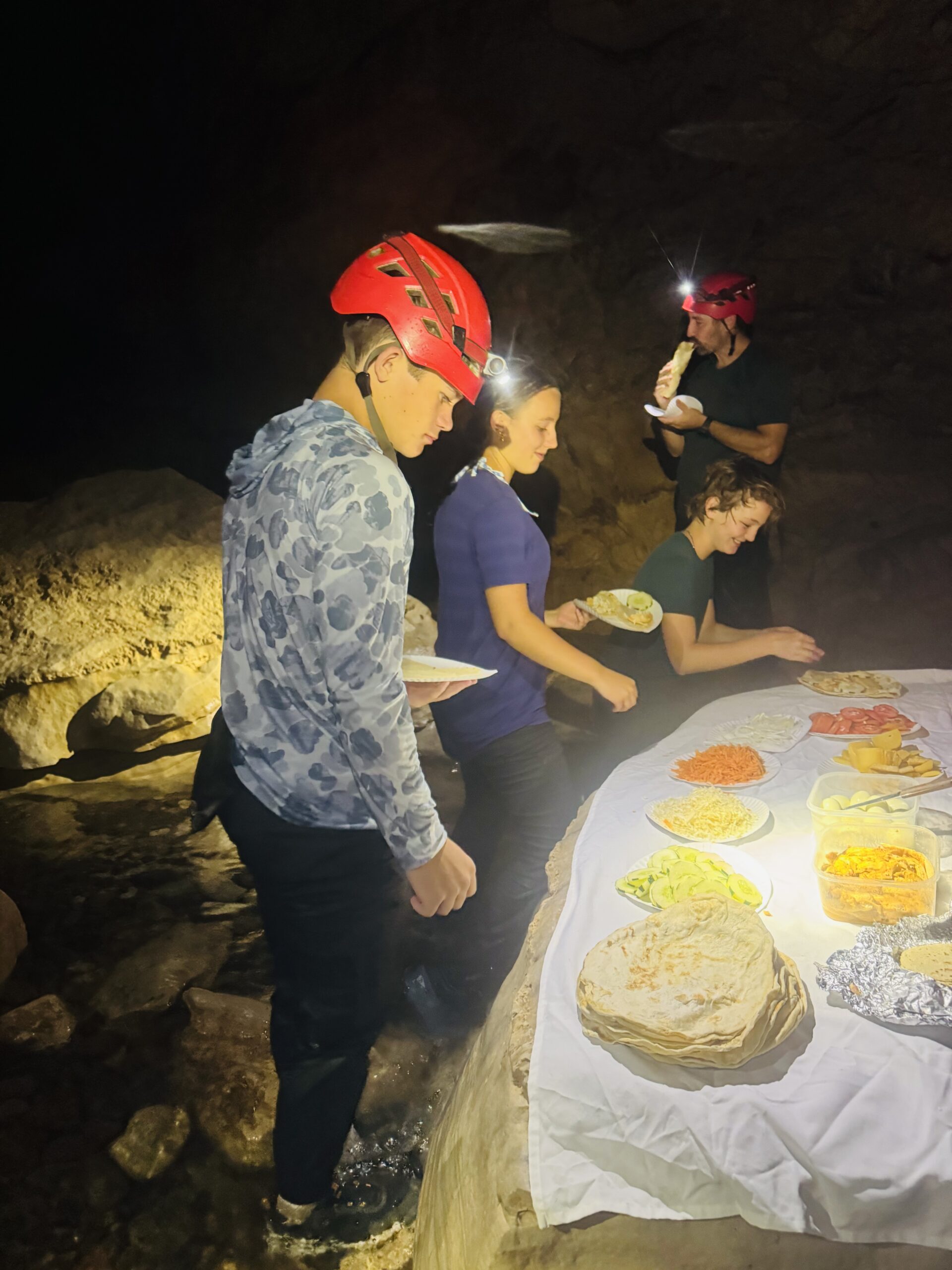 Jungle lunch after waterfall cave tour Cayo District Belize