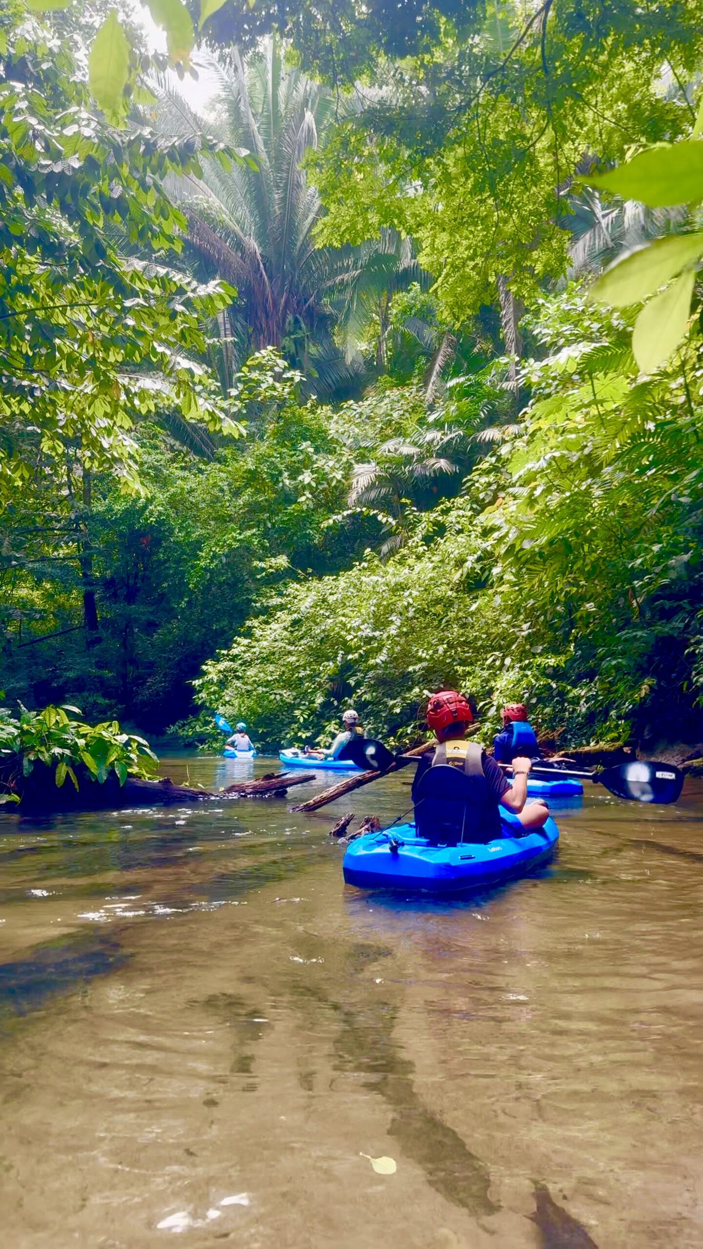 Cave kayaking Belize