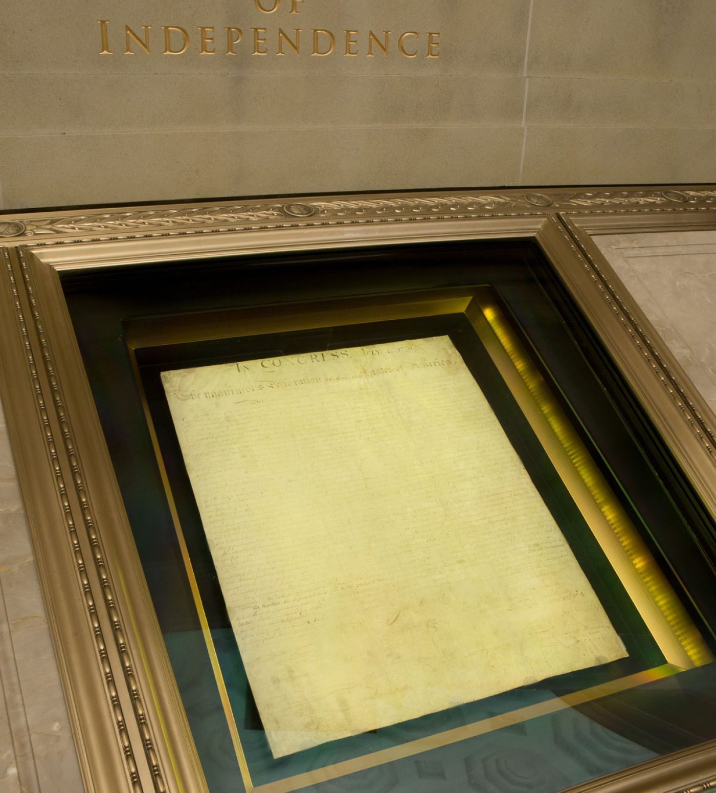The Declaration of Independence The National Archives Washington DC